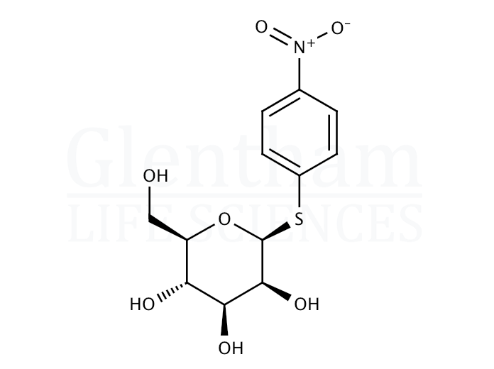 4-Nitrophenyl b-D-thiomannopyranoside Structure