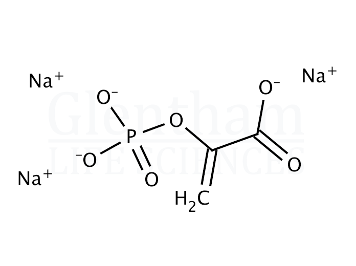 Structure for Phosphoenolpyruvate trisodium salt