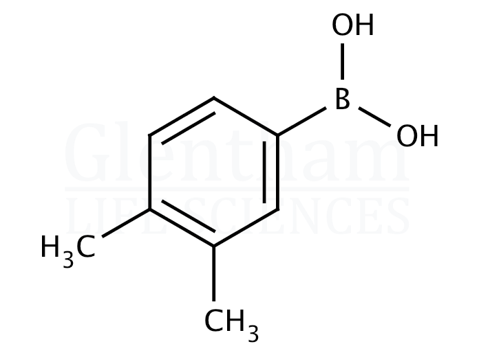 3,4-Dimethylphenylboronic acid Structure