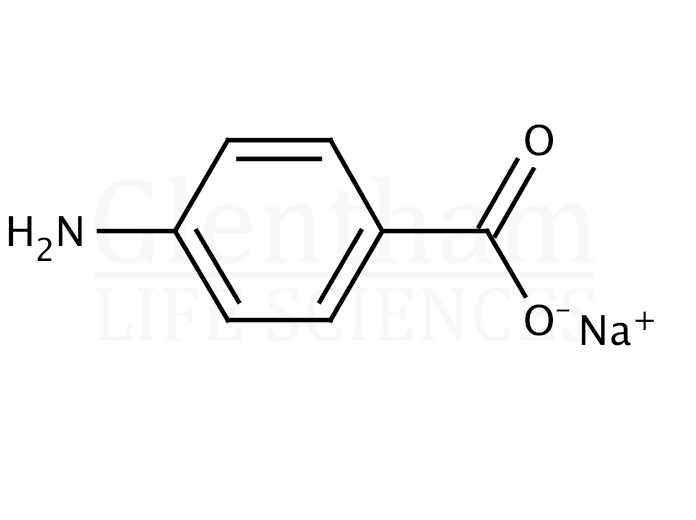 4-Aminobenzoic acid sodium salt Structure