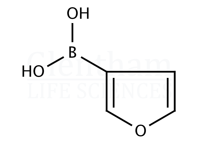 Furan-3-boronic acid Structure