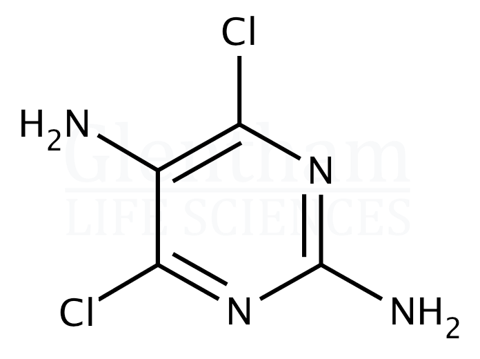 2,5-Diamino-4,6-dichloropyrimidine Structure