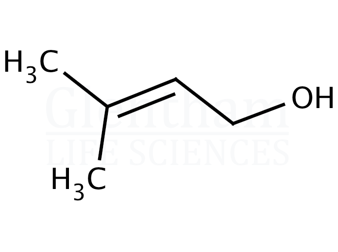 Structure for 3-Methyl-2-buten-1-ol