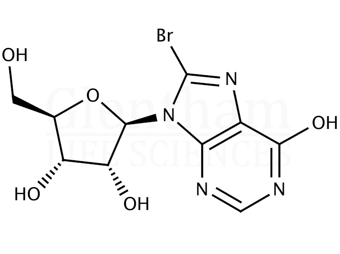 Structure for 8-Bromoinosine