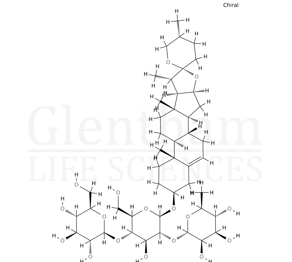 Structure for  Deltonin  (55659-75-1)