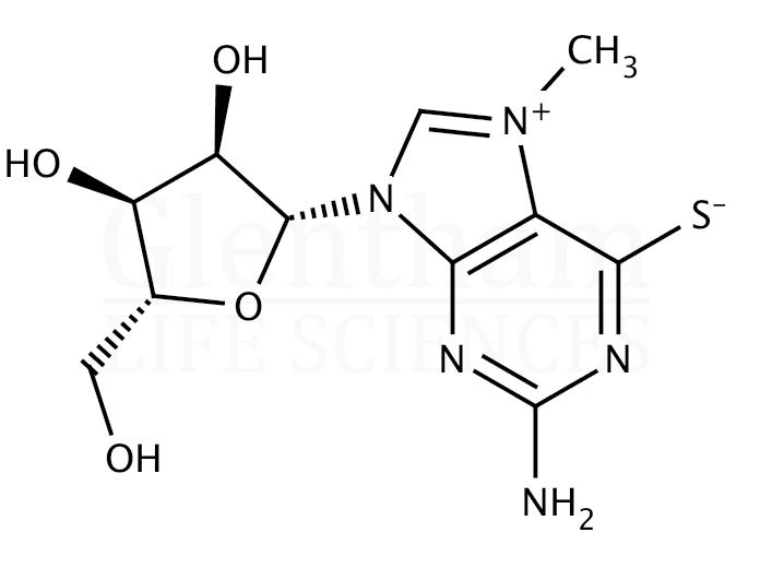 7-Methyl-6-thioguanosine chloride Structure