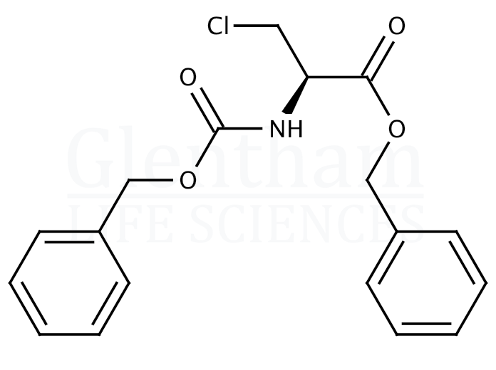 N-(Benzyloxycarbonyl)-L-β-chloroalanine benzyl ester Structure