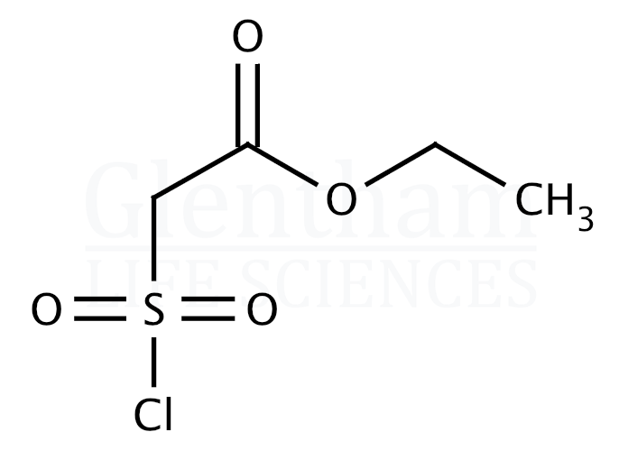 Ethyl (chlorosulfonyl)acetate Structure