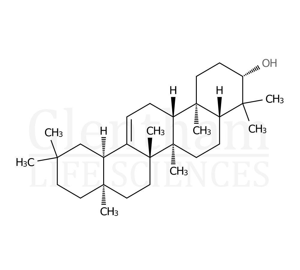 Structure for  β-Amyrin  (559-70-6)