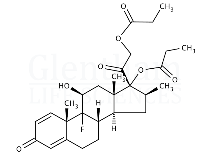 Structure for Betamethasone dipropionate (5593-20-4)