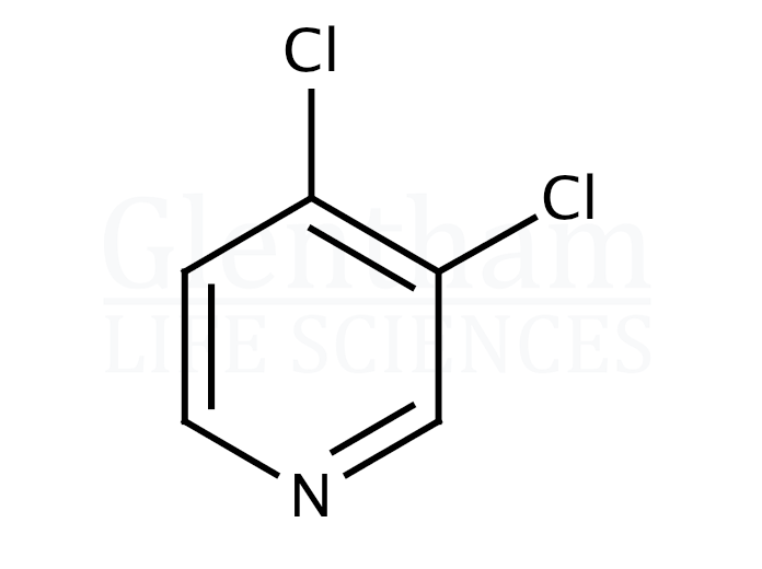 3,4-Dichloropyridine Structure