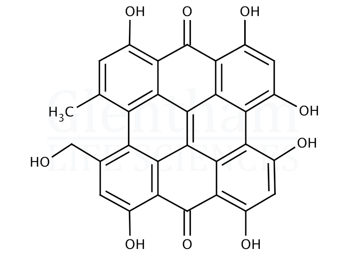 Structure for Pseudohypericin