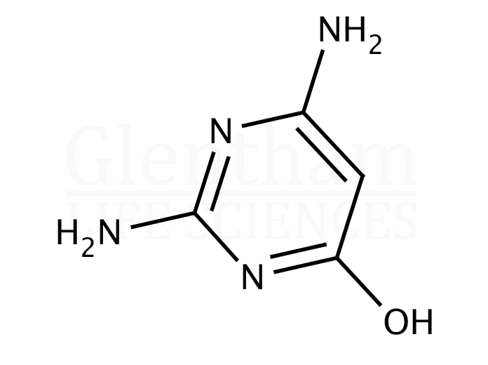 2,4-Diamino-6-hydroxypyrimidine Structure