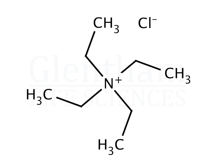 Tetraethylammonium chloride Structure