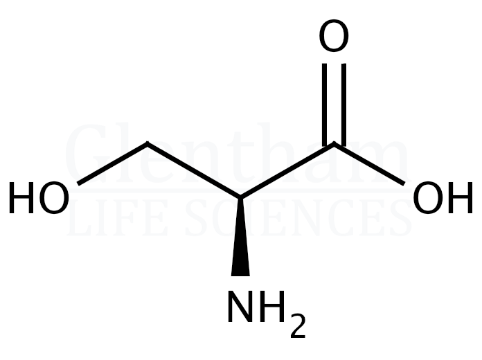 Structure for L-Serine, GlenCell™, suitable for cell culture (56-45-1)