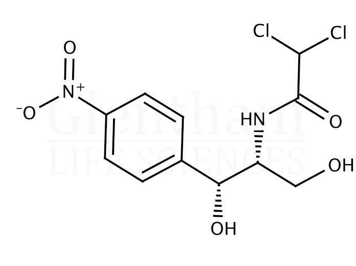 Structure for Chloramphenicol, Ph. Eur. grade (56-75-7)