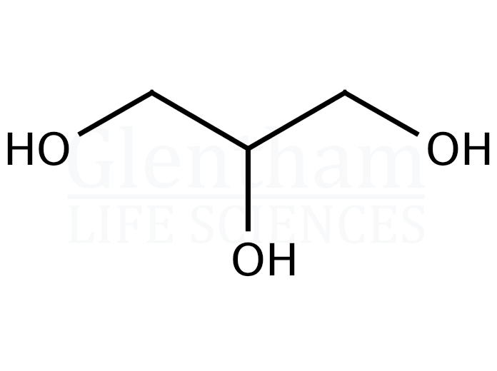 Large structure for Glycerol, 99.5%, Ph. Eur., USP, Ultrapure (56-81-5)