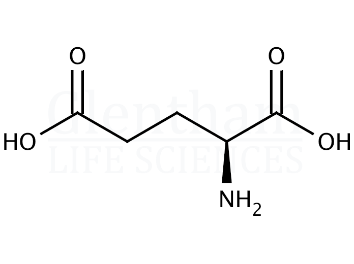 Structure for L-Glutamic acid, GlenCell™, suitable for cell culture (56-86-0)
