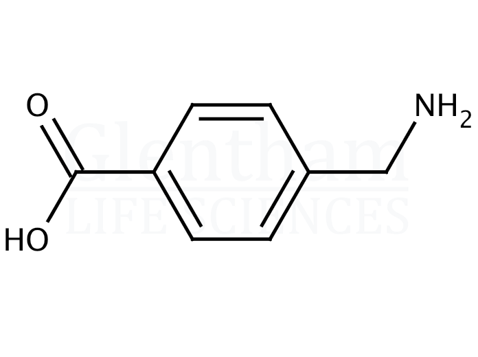 Structure for  4-(Aminomethyl)benzoic acid   (56-91-7)