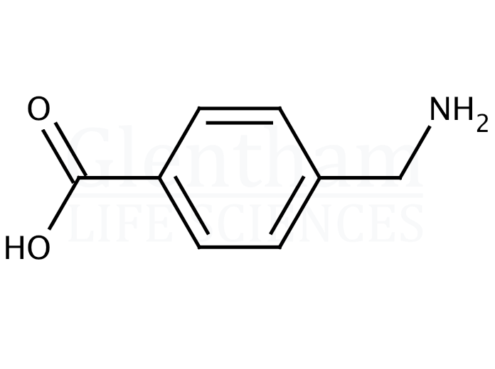 4-(Aminomethyl)benzoic acid Structure