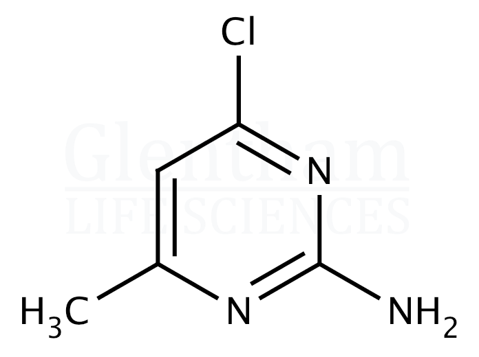 2-Amino-4-chloro-6-methylpyrimidine Structure