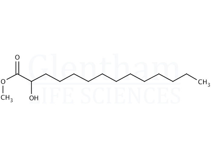 Methyl 2-hydroxytetradecanoate Structure