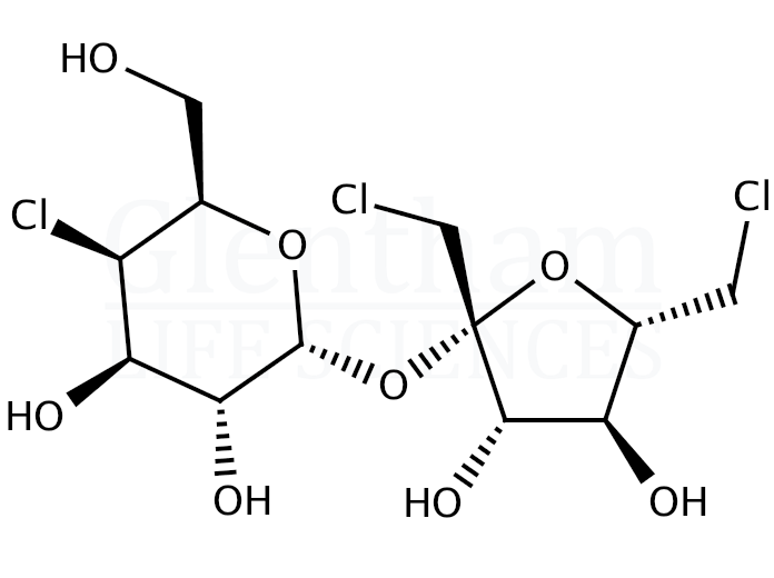 Structure for  Sucralose  (56038-13-2)