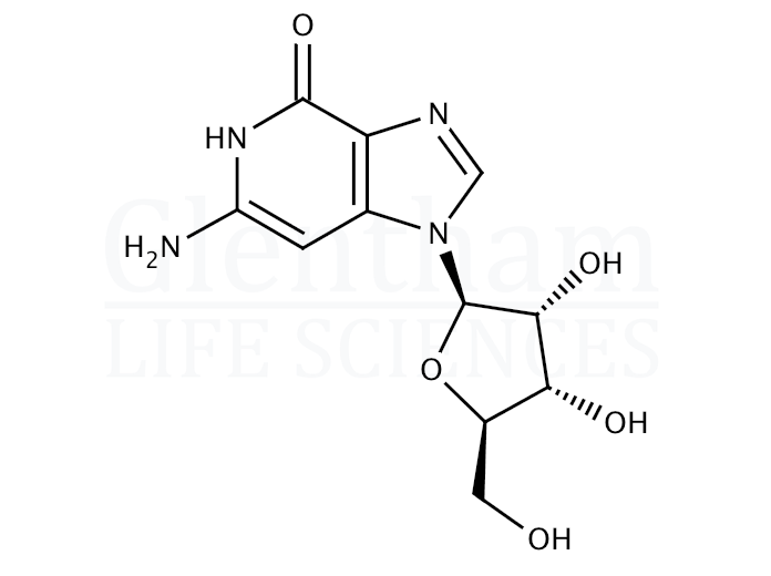 Structure for  3-Deazaguanosine  (56039-11-3)