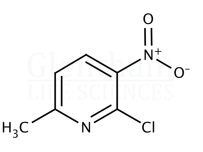 2-Chloro-3-nitro-6-picoline (2-Chloro-6-methyl-3-nitropyridine) Structure