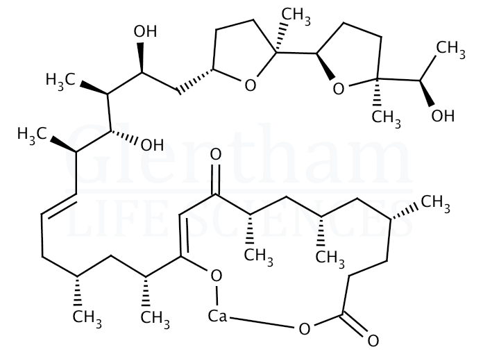 Structure for Ionomycin calcium salt  (56092-82-1)