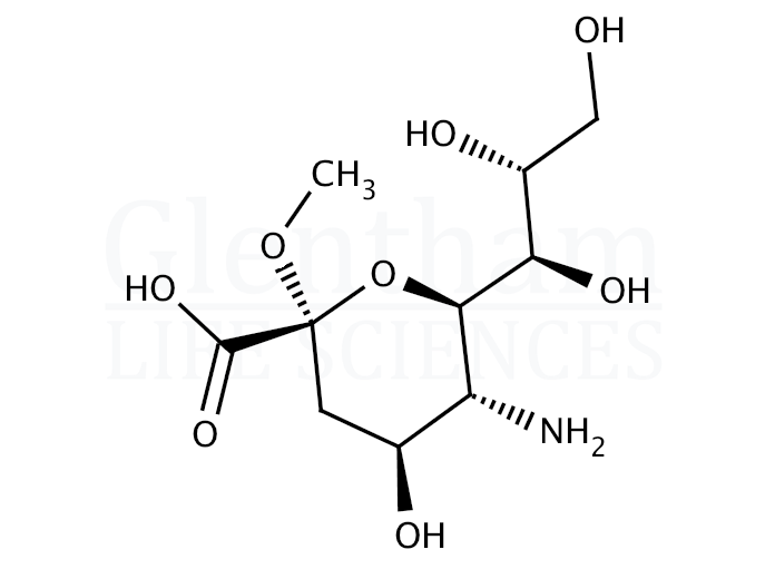 Methyl β-Neuraminic Acid Structure