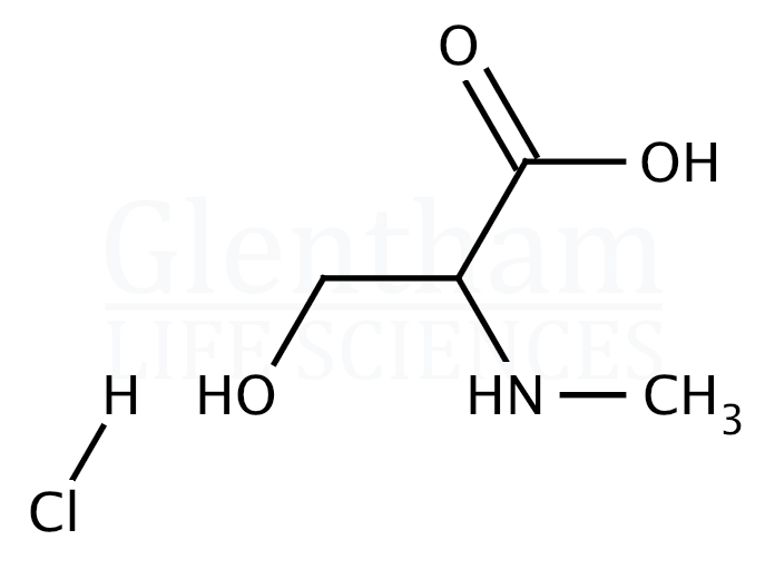Structure for DL-Serine methyl ester hydrochloride