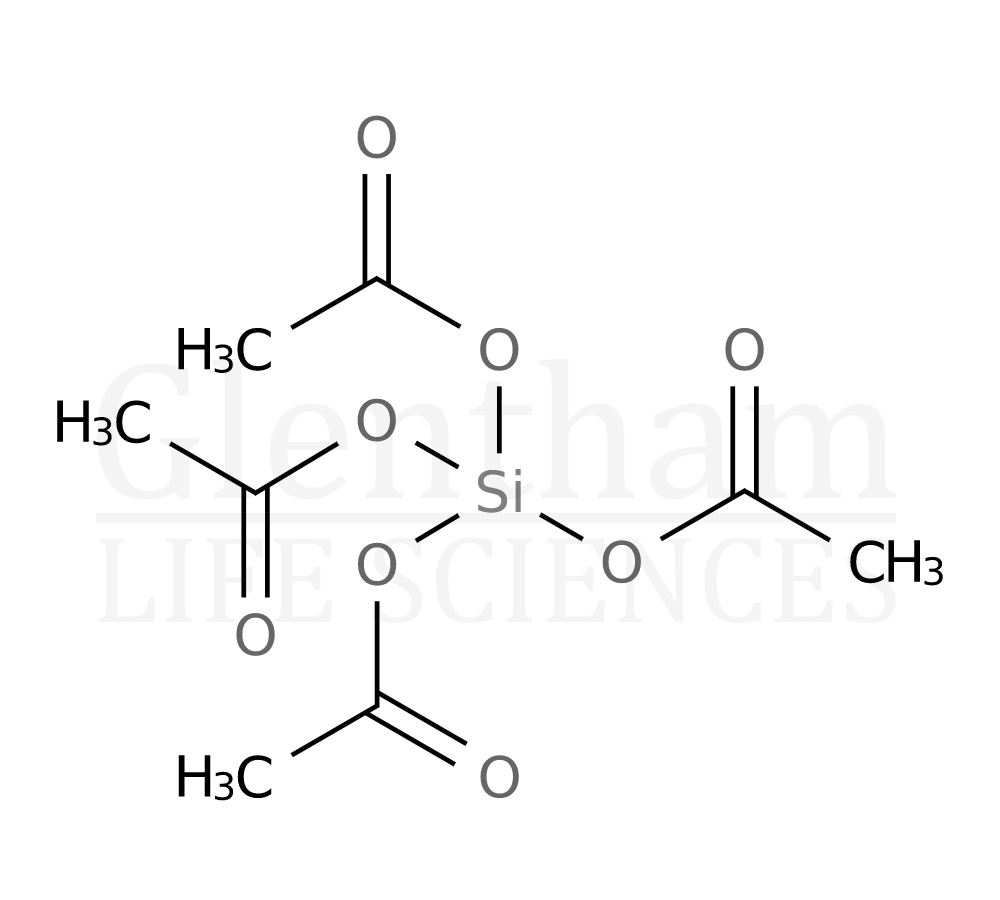 Structure for  Silicon(IV) acetate  (562-90-3)