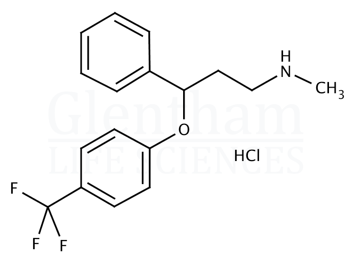 Structure for Fluoxetine hydrochloride