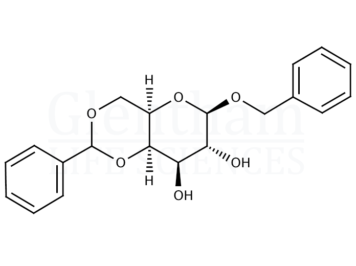 Benzyl 4,6-O-benzylidene-β-D-galactopyranoside Structure