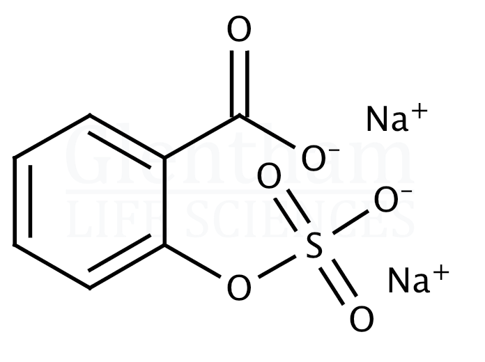 Structure for Salicyl sulfate disodium salt