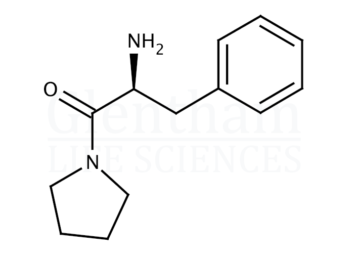 Structure for 1-[(2S)-2-Amino-1-oxo-3-phenylpropyl]pyrrolidine