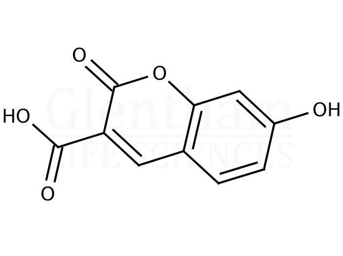 7-Hydroxycoumarim-3-carboxylic acid Structure