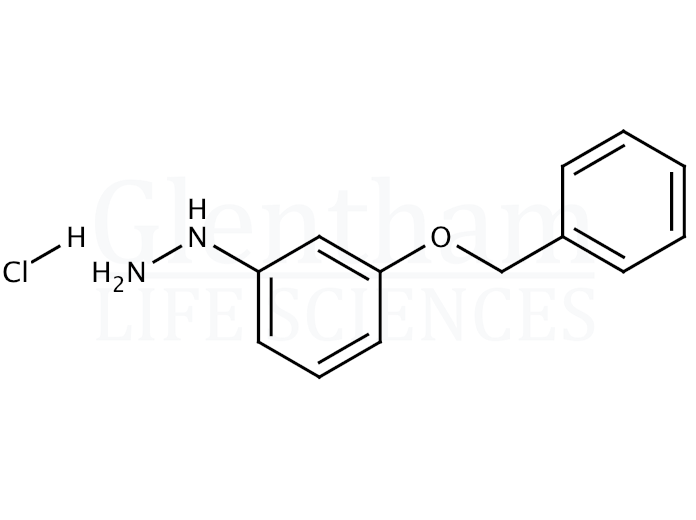 3-Benzyloxyphenyl hydrazine hydrochloride Structure