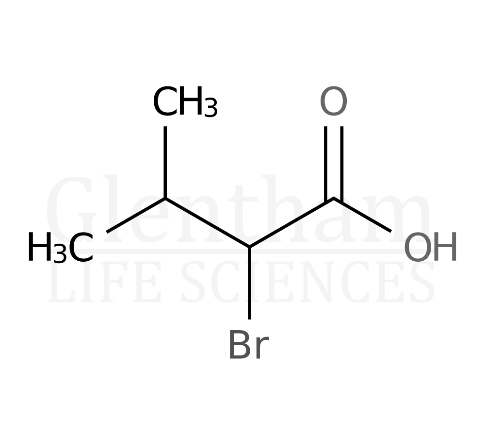 2-Bromoisovaleric acid Structure