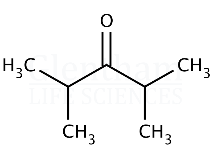 Structure for Diisopropyl ketone (2,4-Dimethyl-3-pentanone)