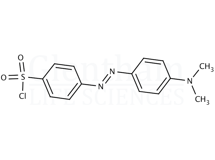 4-(Dimethylamino)azobenzene-4′-sulfonyl chloride Structure