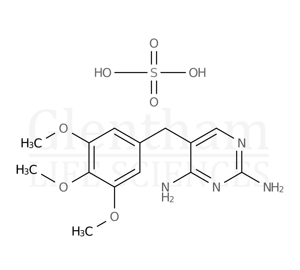 Trimethoprim sulfate Structure