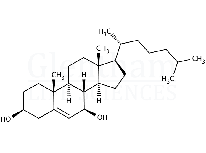 7-beta-Hydroxycholesterol Structure