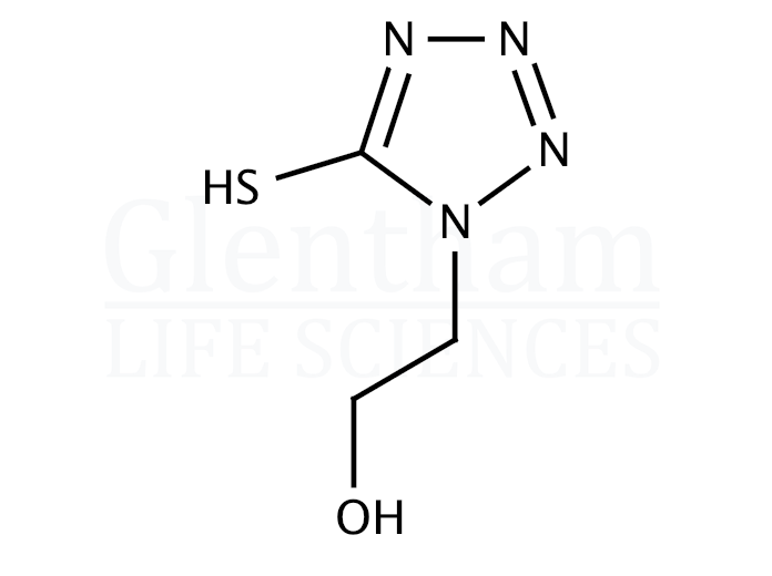 1-Hydroxyethyl-5-mercapto-1H-tetrazole Structure