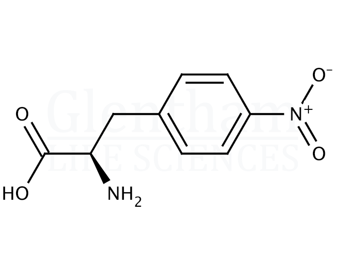 Structure for 4-Nitro-D-phenylalanine hydrate (56613-61-7)