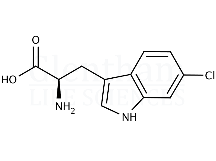 Structure for  6-Chloro D-Tryptophan  (56632-86-1)