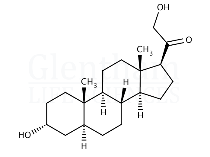 Structure for 3alpha,21-Dihydroxy-5alpha-pregnan-20-one