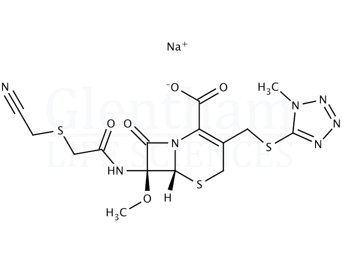 Structure for Cefmetazole sodium salt (56796-39-5)