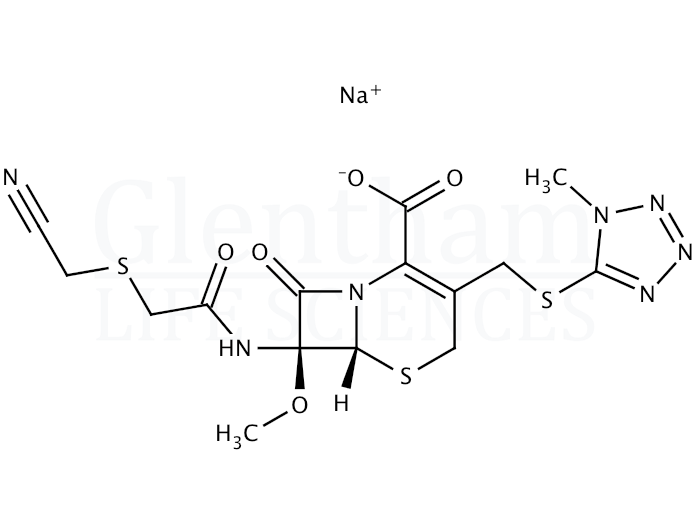 Structure for  Cefmetazole sodium salt  (56796-39-5)